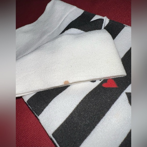 Black & White Striped Card Suits Tights-Socks Knee-High Alice Halloween Goth - Picture 5 of 9